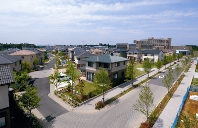 （写真）桜の郷の街並み