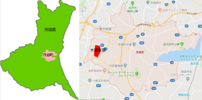 茨城町地図画像