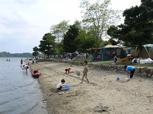 親沢公園砂浜