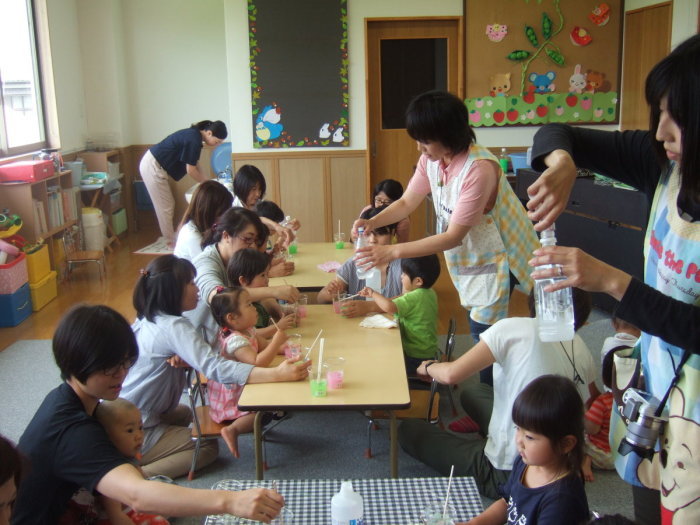 飯沼こども園の子育ての様子の写真