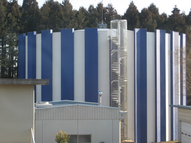 （写真）北部浄水場の配水池