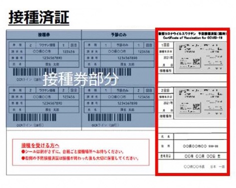 接種済証の説明2