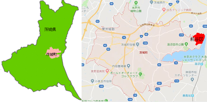 前谷区地図