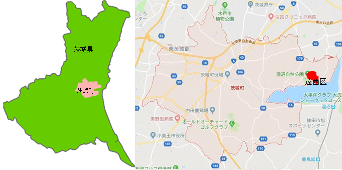 遠西区地図