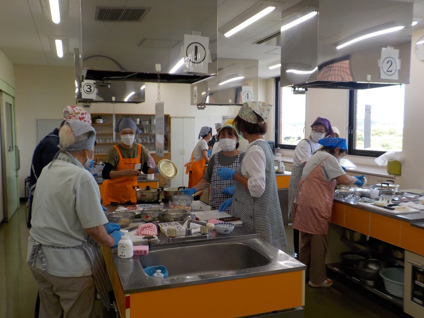 食でいきいき！健康料理教室調理